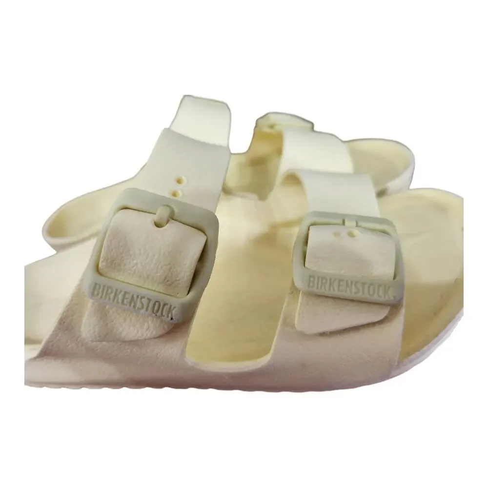 Birkenstock Arizona EVA Sandals kids‎ Size 34 Cream Yellow Waterproof Slides